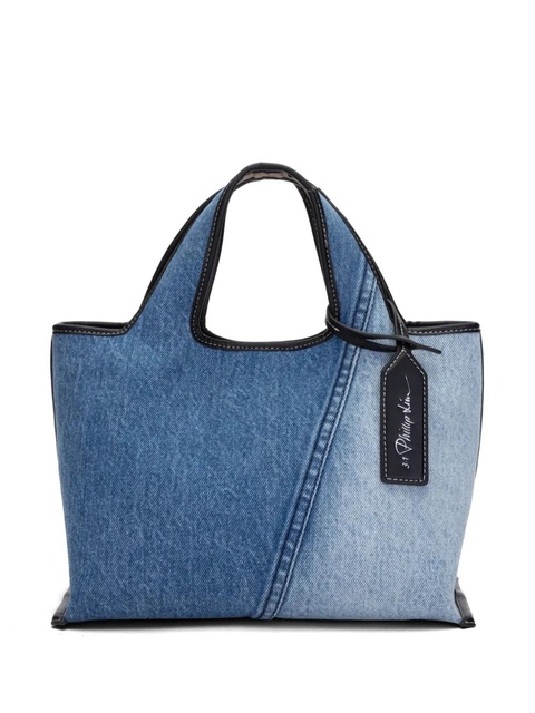 3.1 Phillip Lim mini denim tote bag - Blue - zdjęcie produktu nr 1
