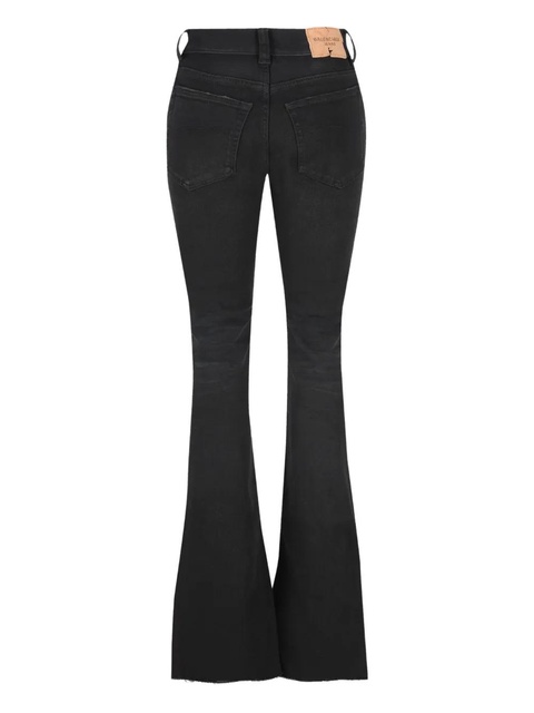 Balenciaga frayed bootcut jeans - Black - zdjęcie produktu nr 2