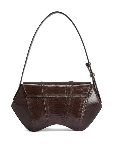 Giuseppe Zanotti snakeskin shoulder bag - Brown - zdjęcie produktu nr 2