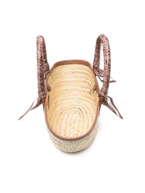 AMIRI MA raffia tote bag - Neutrals - zdjęcie produktu nr 2