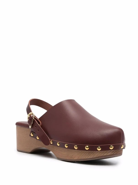 Ancient Greek Sandals Classic Closed 70mm studded clogs - Brown - zdjęcie produktu nr 2