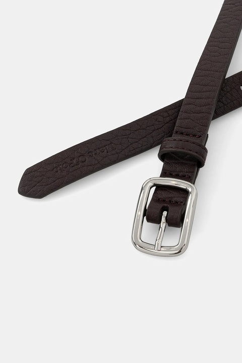 Marc O'Polo pasek skórzany damski kolor bordowy 5000009100 - zdjęcie produktu nr 2