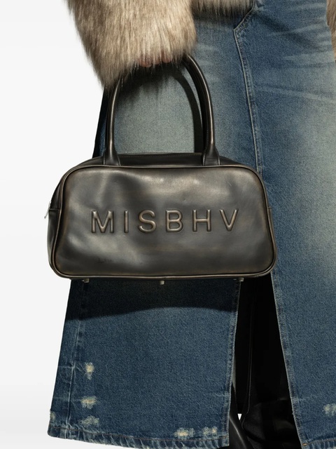 MISBHV embossed-logo tote bag - Black - zdjęcie produktu nr 1