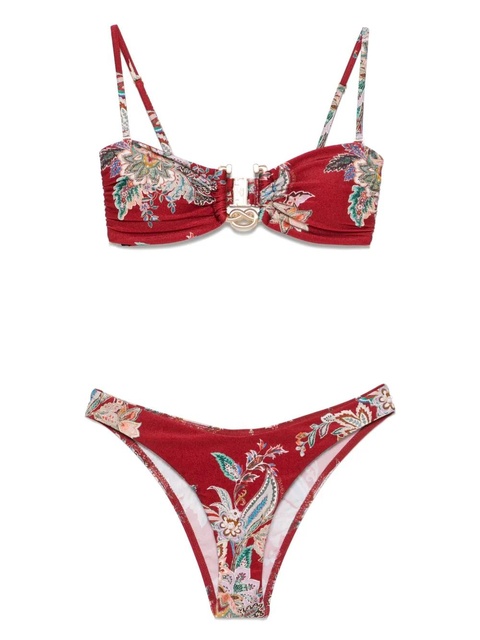 ZIMMERMANN Rhiannon Knot bikini set - Red - zdjęcie produktu nr 1