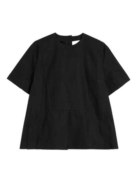 Jil Sander short-sleeve blouse - Black - zdjęcie produktu nr 1
