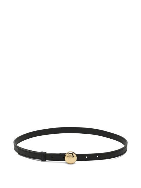 LOEWE leather logo belt - Black - zdjęcie produktu nr 1