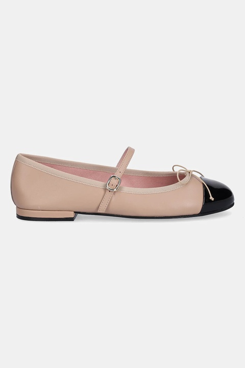 Pretty Ballerinas baleriny skórzane Irma kolor beżowy 52688_001 - zdjęcie produktu nr 2