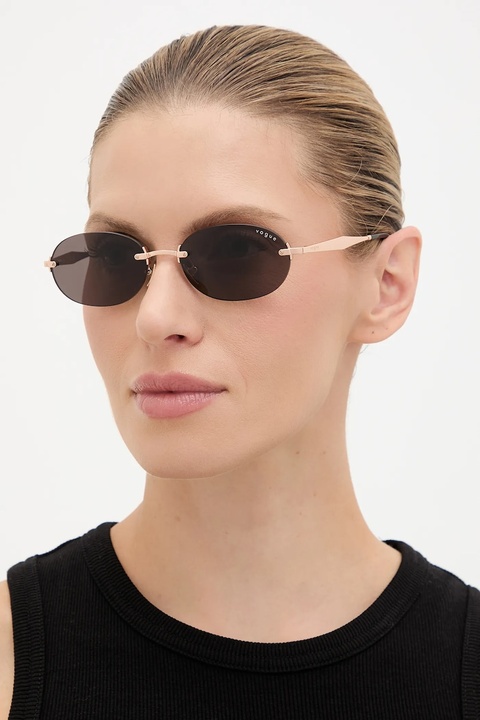 VOGUE okulary przeciwsłoneczne damskie kolor złoty 0VO4342S - zdjęcie produktu nr 1