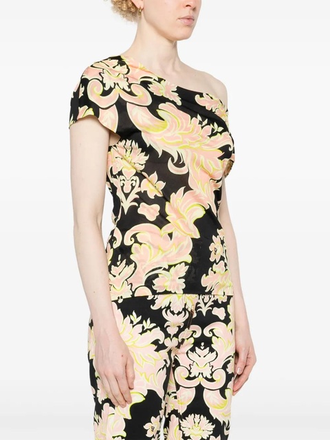 ETRO floral-print crepe blouse - Black - zdjęcie produktu nr 2