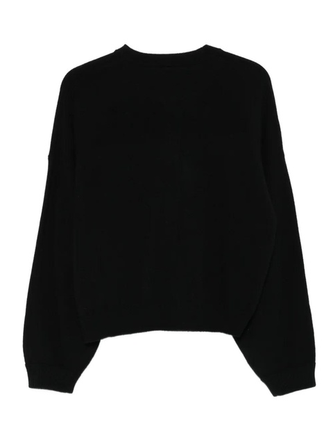 Alysi balloon-sleeve cardigan - Black - zdjęcie produktu nr 2