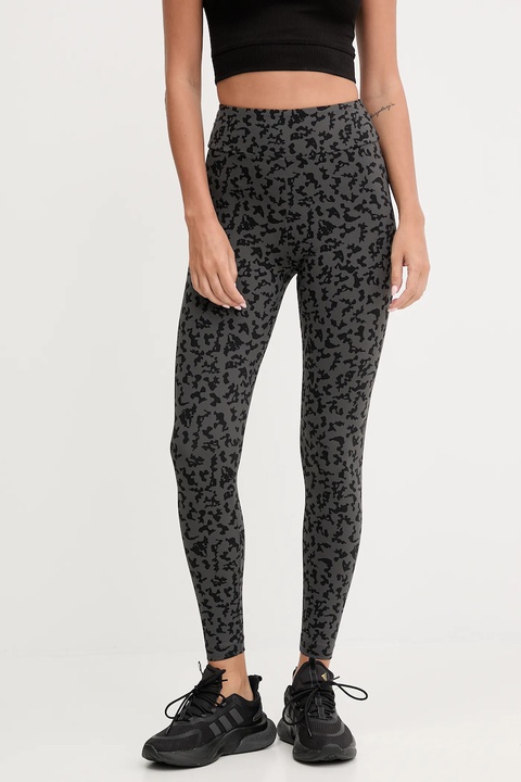 EA7 Emporio Armani legginsy treningowe damskie kolor czarny wzorzyste AF15565.7W000564 - zdjęcie produktu nr 1