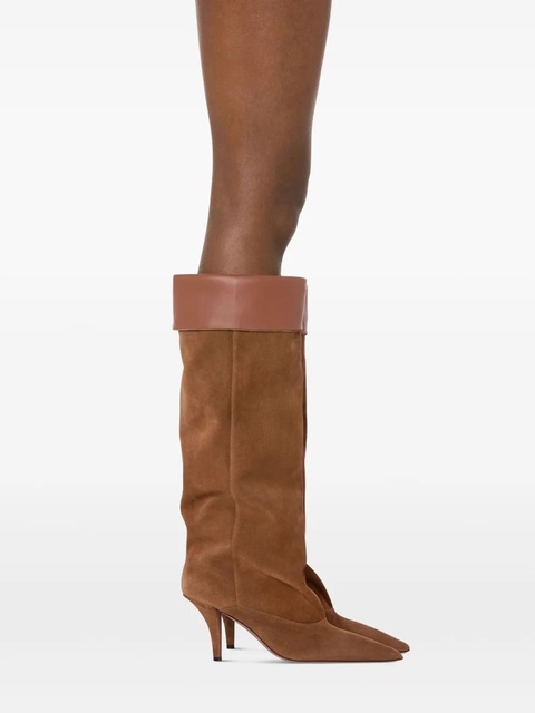Paris Texas 75mm Ines leather boots - Brown - zdjęcie produktu nr 2