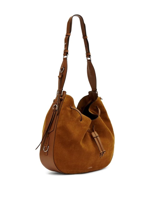 ISABEL MARANT drawstring bolton shoulder bag - Brown - zdjęcie produktu nr 1
