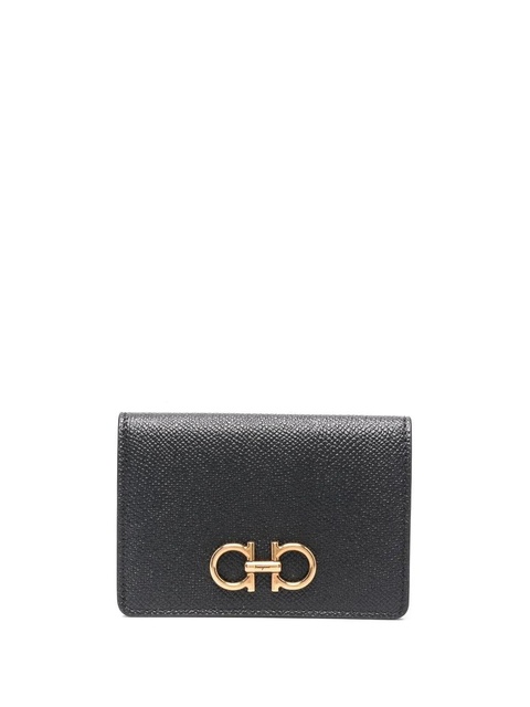 Ferragamo logo-plaque wallet - Black - zdjęcie produktu nr 1