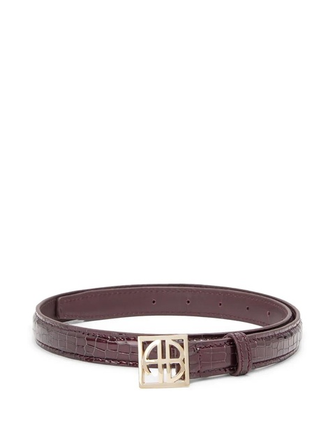 ANINE BING leather belt - Red - zdjęcie produktu nr 1