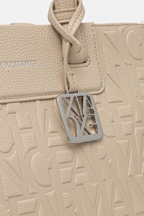Armani Exchange torebka kolor beżowy XW001481 AF15774 - zdjęcie produktu nr 2