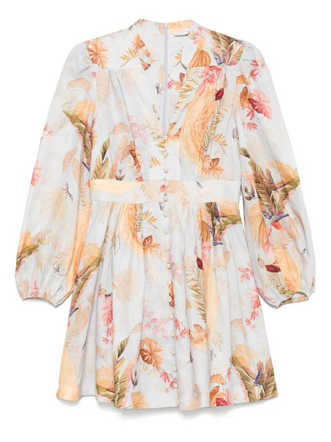 ZIMMERMANN Ascension mini dress - Blue - zdjęcie produktu nr 1