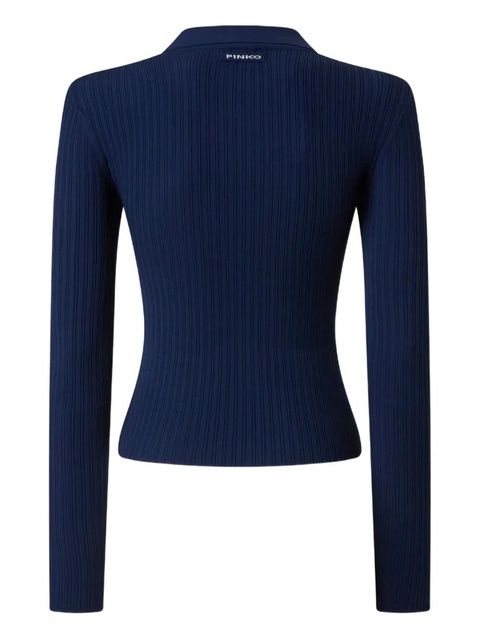 PINKO spread-collar cardigan - Blue - zdjęcie produktu nr 2
