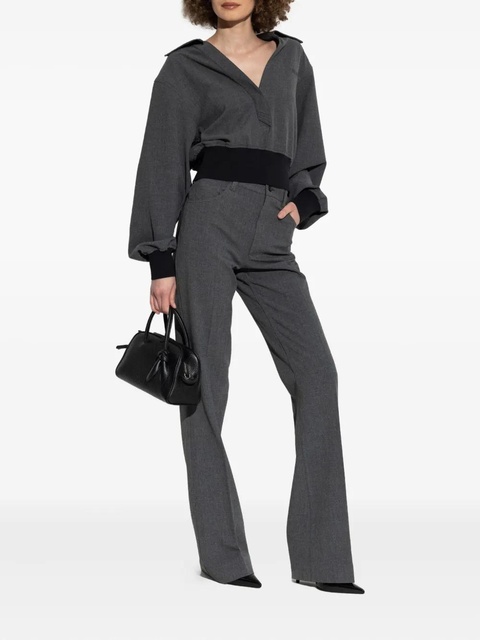 The Attico button-fastening trousers - Grey - zdjęcie produktu nr 2