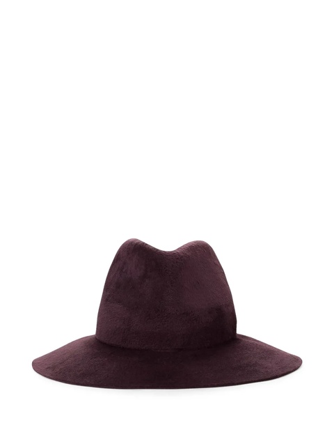 Loro Piana cashmere felt fedora hat - Brown - zdjęcie produktu nr 1