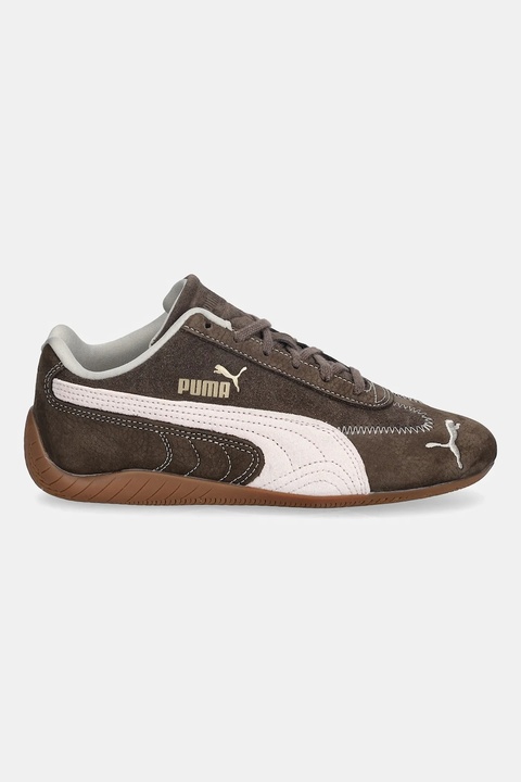 Puma sneakersy zamszowe Speedcat Wine Club Wns damskie kolor brązowy 402562 - zdjęcie produktu nr 1