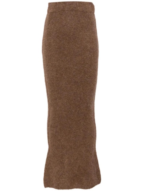 ENTIRE STUDIOS knitted maxi skirt - Brown - zdjęcie produktu nr 1
