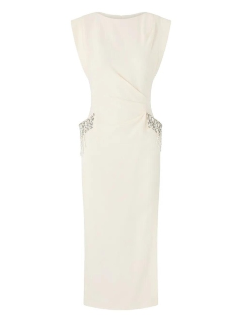 PINKO draped-detail dress - Neutrals - zdjęcie produktu nr 1