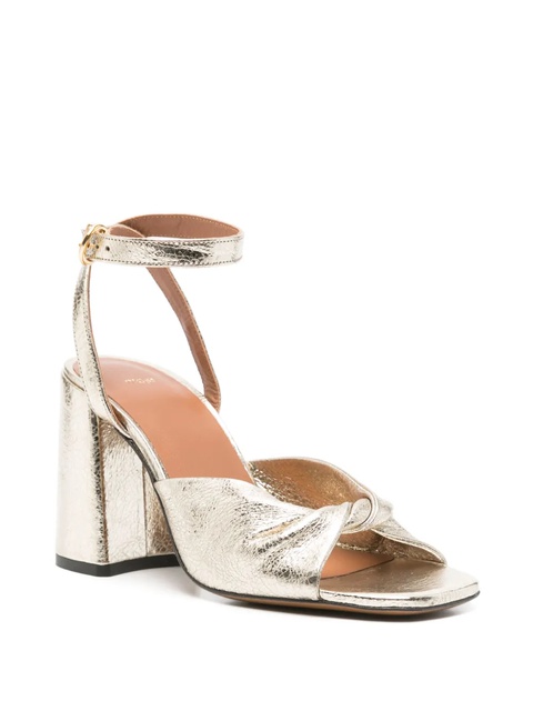Maje 85mm metallic sandals - Gold - zdjęcie produktu nr 1