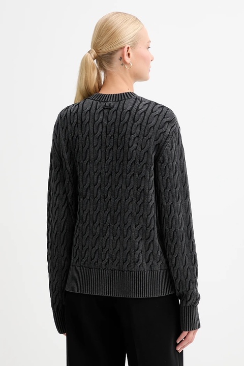 Levi's sweter bawełniany damski kolor czarny 0037S - zdjęcie produktu nr 2