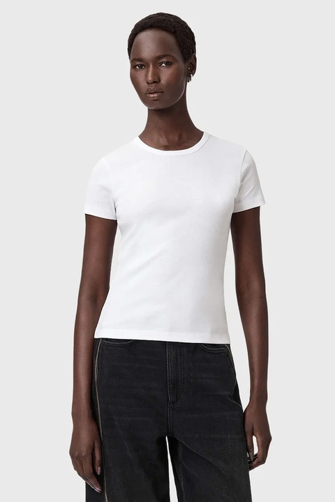 AllSaints t-shirt bawełniany damski kolor biały W285JC - zdjęcie produktu nr 1