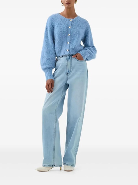 Aje Celine buttoned cardigan - Blue - zdjęcie produktu nr 1