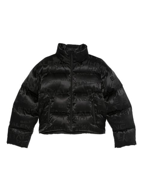 Balenciaga CROPPED PUFFER - Black - zdjęcie produktu nr 1