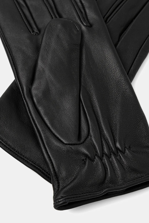 Medicine rękawiczki skórzane damskie kolor czarny - zdjęcie produktu nr 2