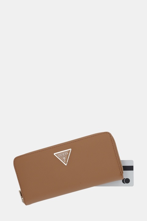 Guess portfel LAUREL damski kolor brązowy SWZG74 59146 - zdjęcie produktu nr 1
