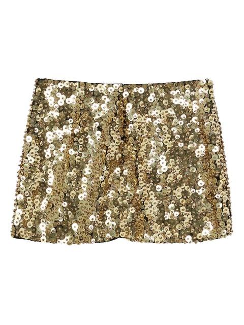 PINKO sequinned mini skirt - Gold - zdjęcie produktu nr 2
