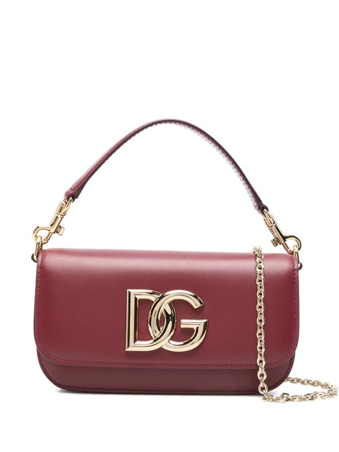 Dolce & Gabbana 3.5 logo-plaque tote bag - Red - zdjęcie produktu nr 1