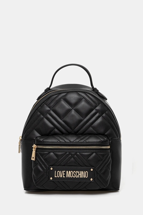 Love Moschino plecak damski kolor czarny mały z aplikacją JC4148PP1NLA0000 - zdjęcie produktu nr 1