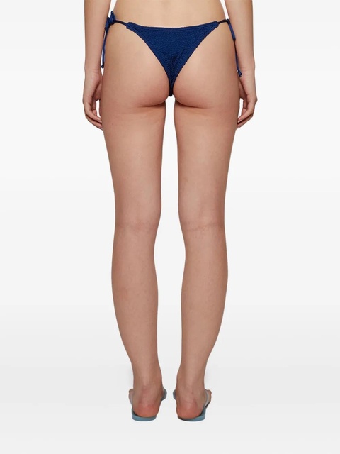 Bond-eye Vista tie-side textured bikini bottom - Blue - zdjęcie produktu nr 2