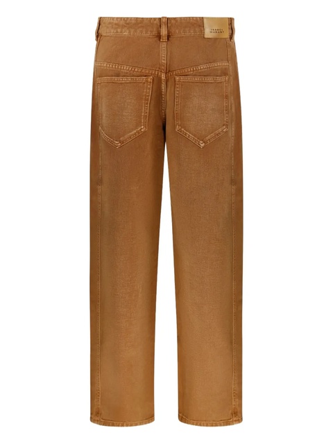 MARANT ÉTOILE cotton jeans - Brown - zdjęcie produktu nr 2