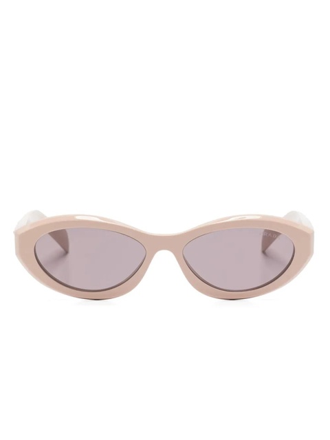 Prada Eyewear oval-frame sunglasses - Pink - zdjęcie produktu nr 1