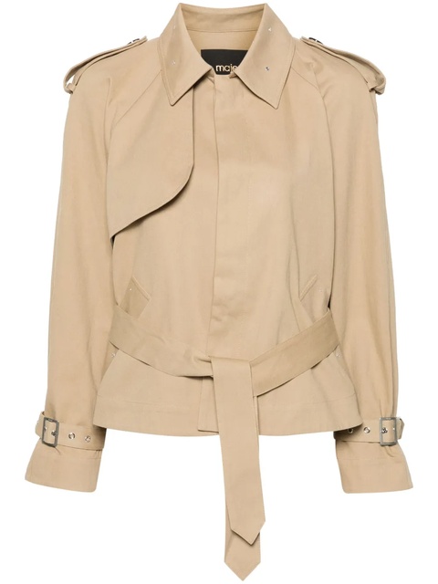 Maje studded trench coat - Neutrals - zdjęcie produktu nr 1