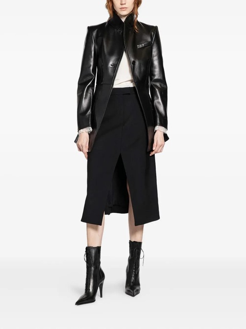 Alexander McQueen lace turtleneck top - Neutrals - zdjęcie produktu nr 2