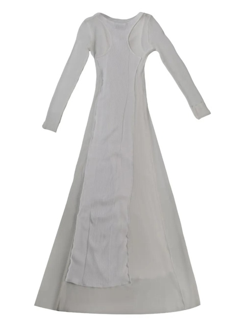 Jean Paul Gaultier tulle-panelled dress - White - zdjęcie produktu nr 2