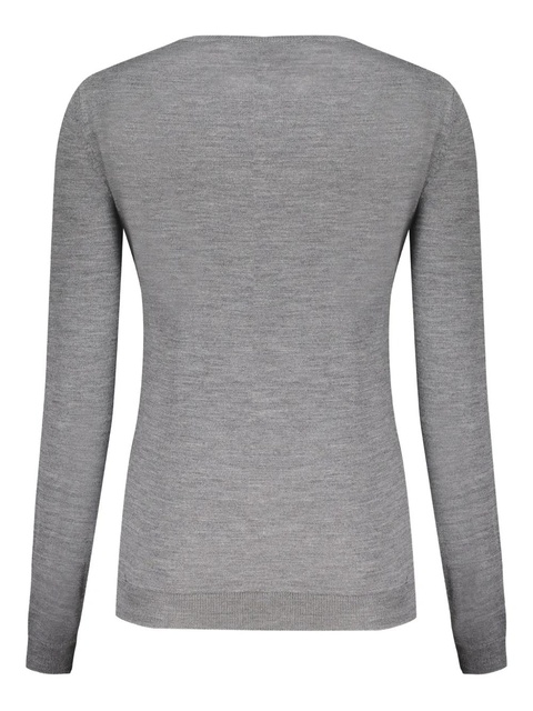 Valentino Garavani intarsia-knit logo jumper - Grey - zdjęcie produktu nr 2