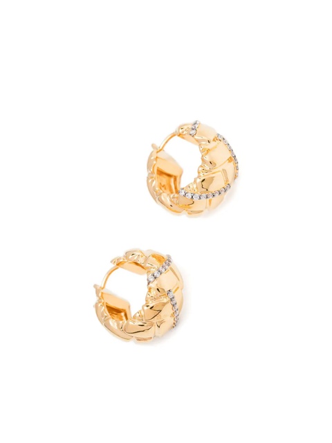 Missoma x Lucy Williams Waffle hoop earrings - Gold - zdjęcie produktu nr 2