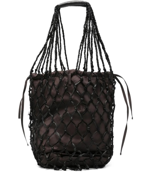 Alysi interwoven tote bag - Black - zdjęcie produktu nr 1