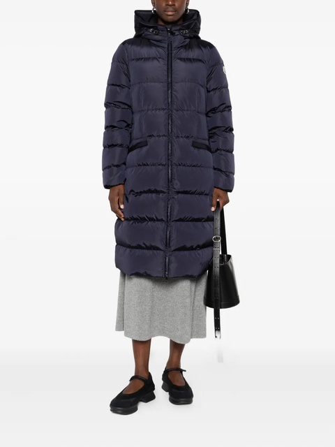 Moncler Avocette hooded quilted coat - Blue - zdjęcie produktu nr 2