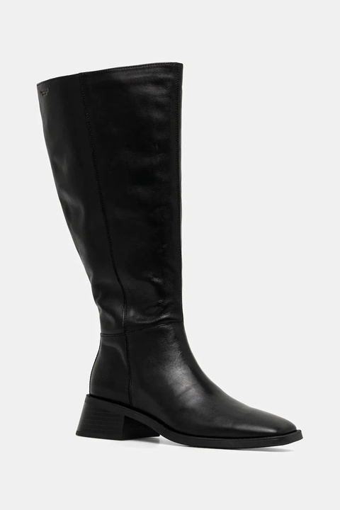 Vagabond Shoemakers kozaki skórzane BLANCA damskie kolor czarny na słupku 5417-901-20 - zdjęcie produktu nr 1