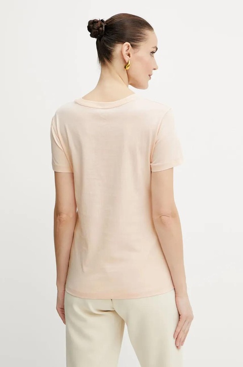 Armani Exchange t-shirt bawełniany damski kolor różowy XW000839 AF10356 - zdjęcie produktu nr 2