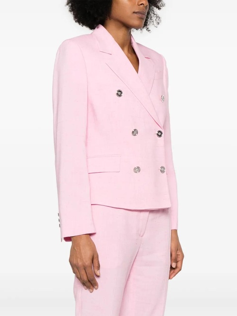 Versace malfilé double-breasted blazer - Pink - zdjęcie produktu nr 2